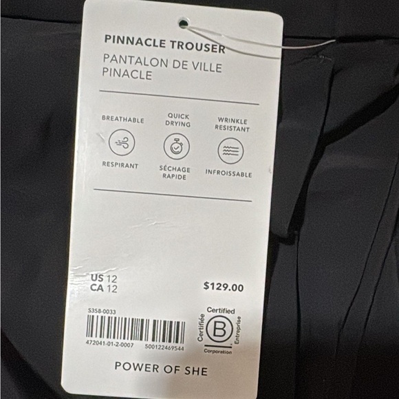 Athleta Pinnacle High Rise Trouser // Black - Picture 13 of 15